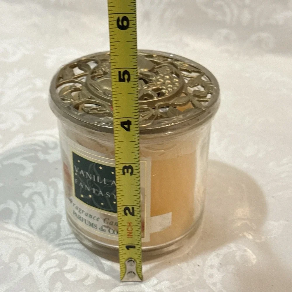 VTG Body Fantasies Sugar Vanilla Fantasy Y2K Jar Parfums de Coeur Candle New